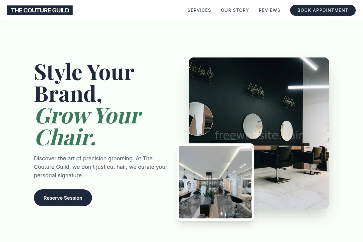 Boutique Barbershop Hair Salon