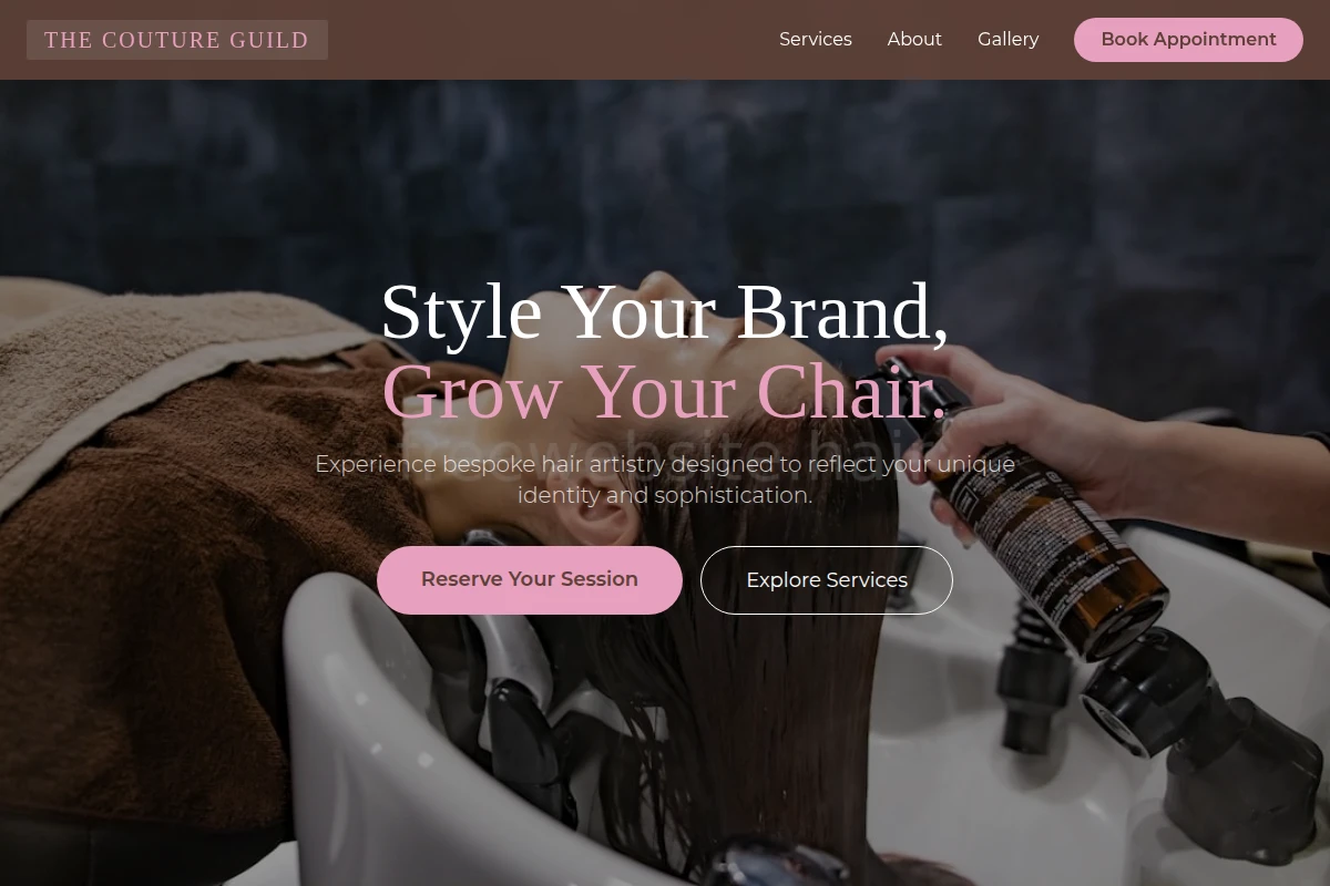 Booking Hair Salon