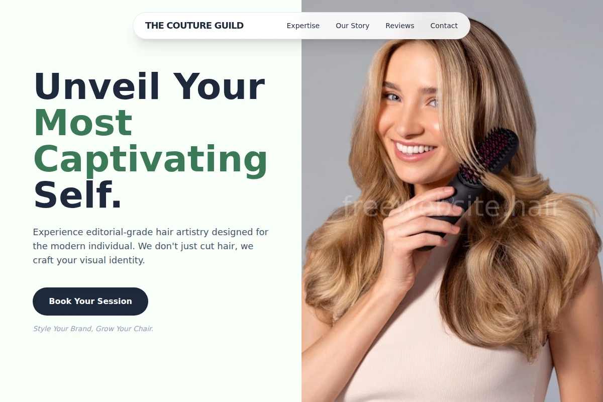 Model Hair Styling