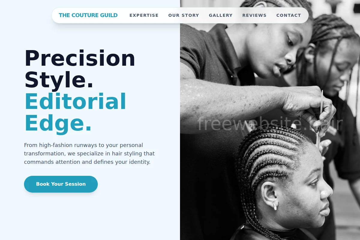 Model Hair Styling