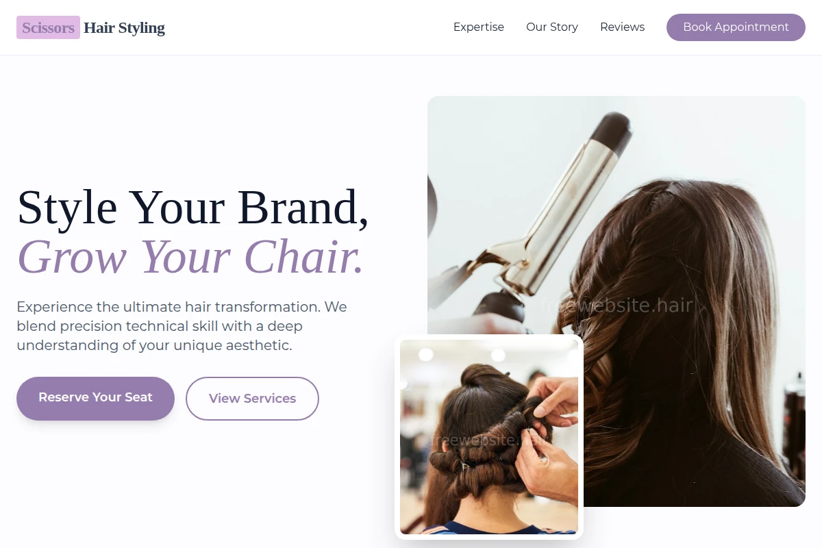Scissors Hair Styling