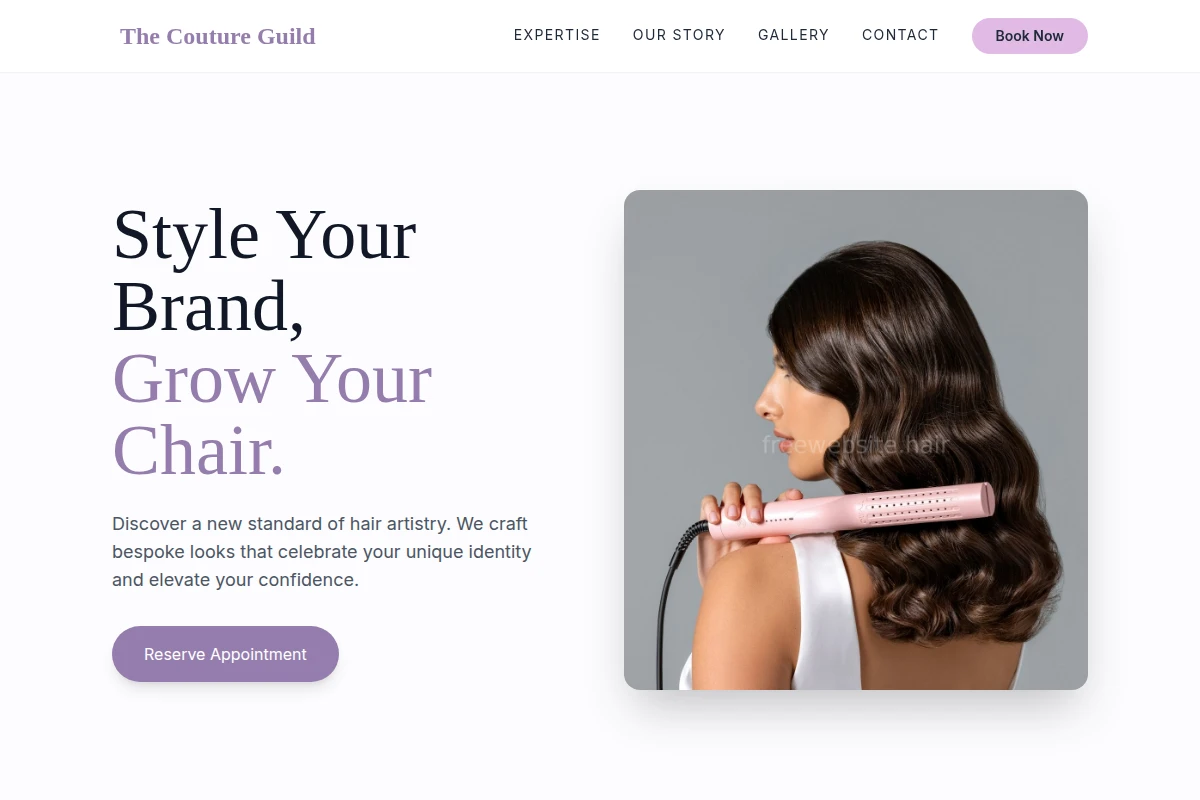 Stylist Hair Styling
