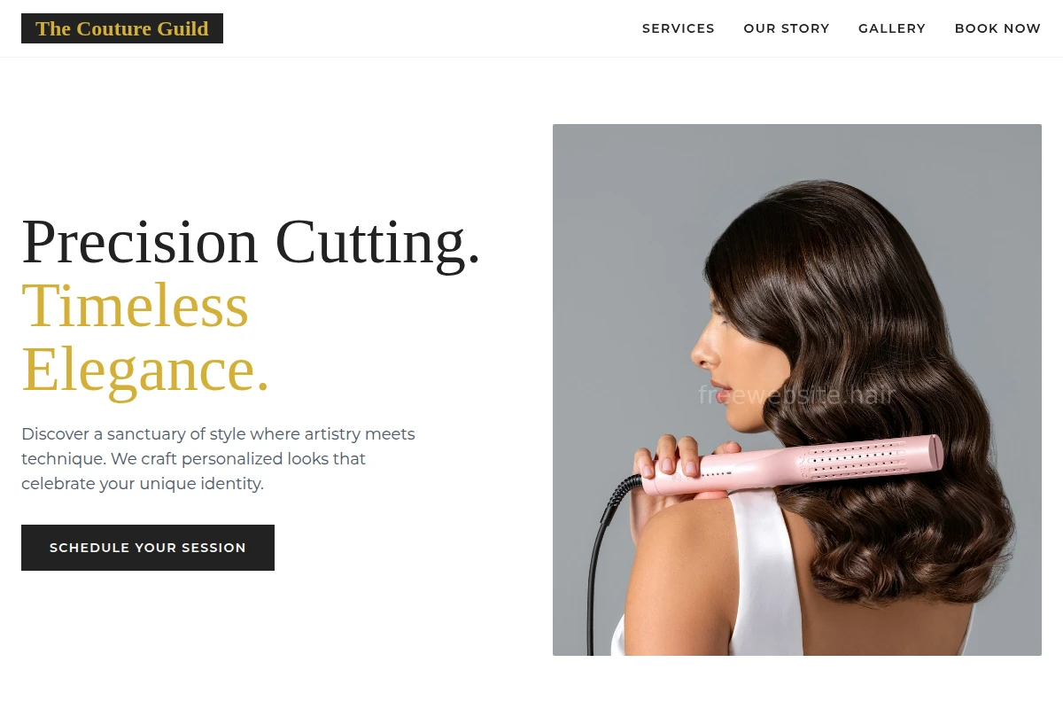 Cut Hair Styling