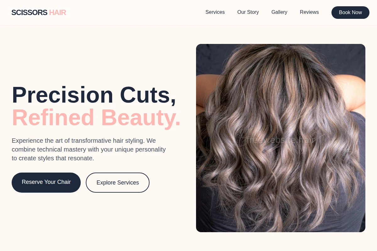 Scissors Hair Styling