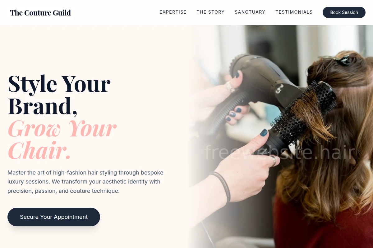 Model Hair Styling