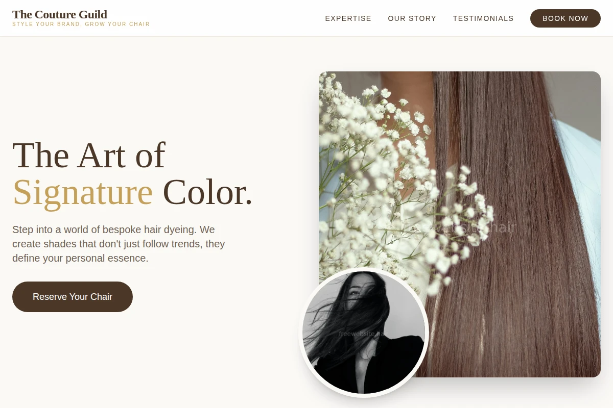 Dye Hair Styling