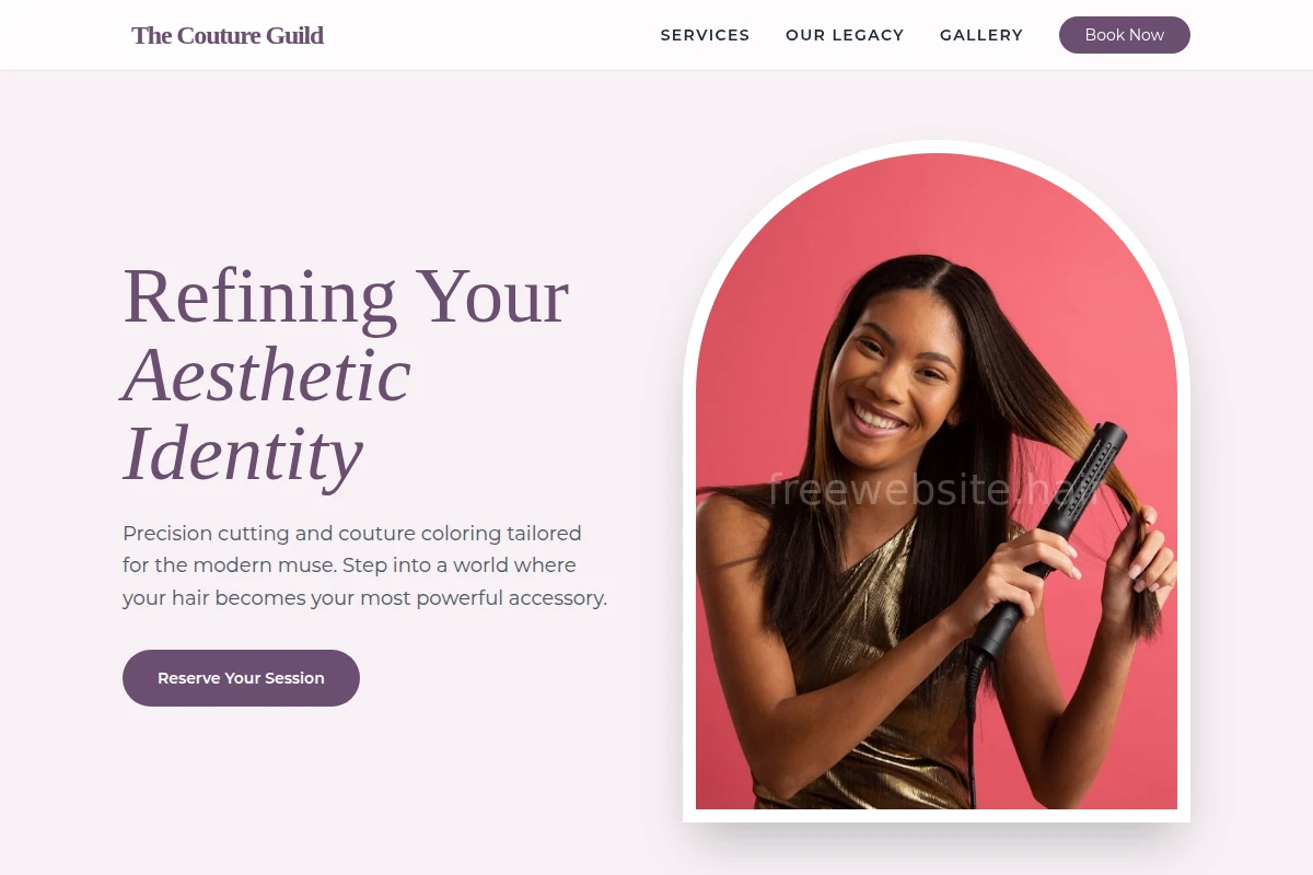 Model Hair Styling