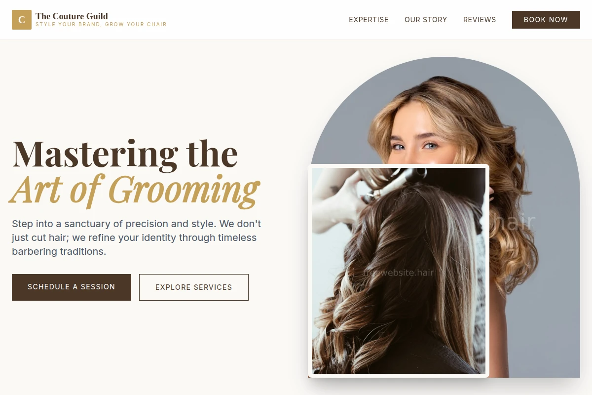 Barber Hair Styling